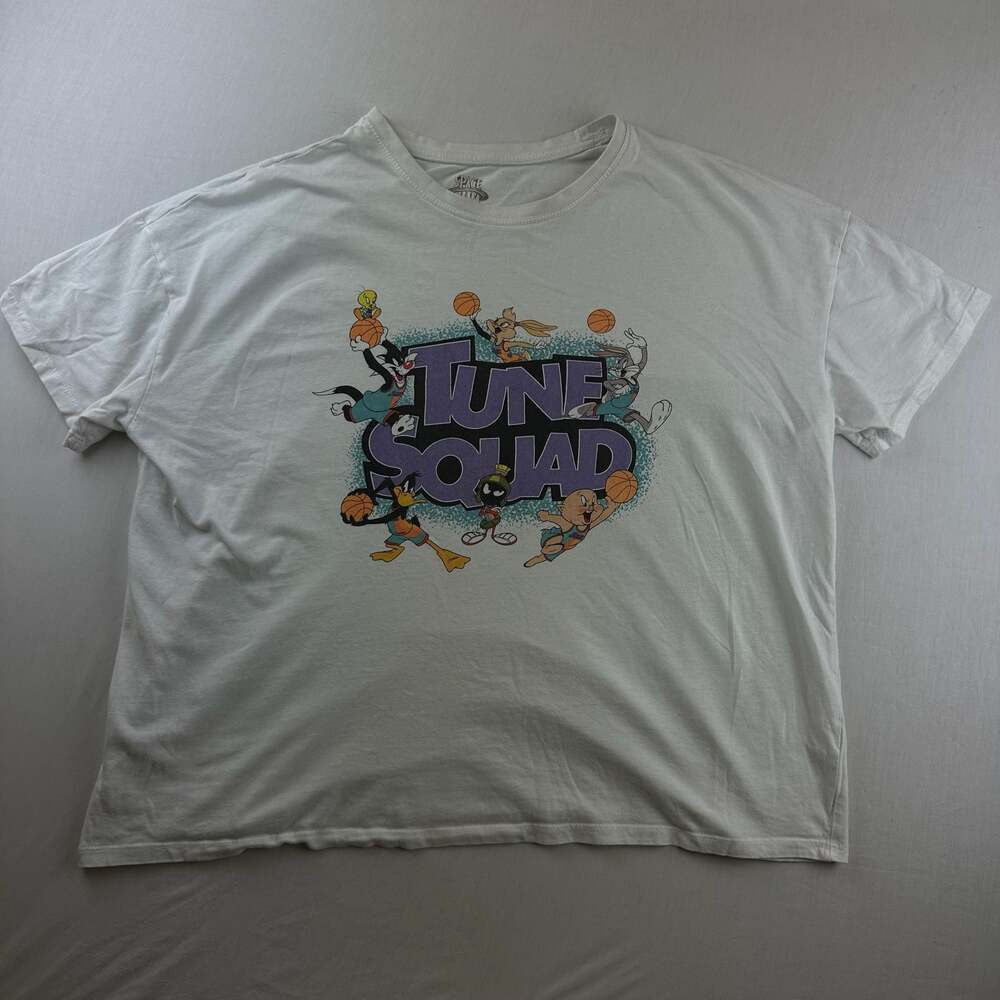 Delta Tune Squad Space Jam Solid T-Shirt Gray Men's L